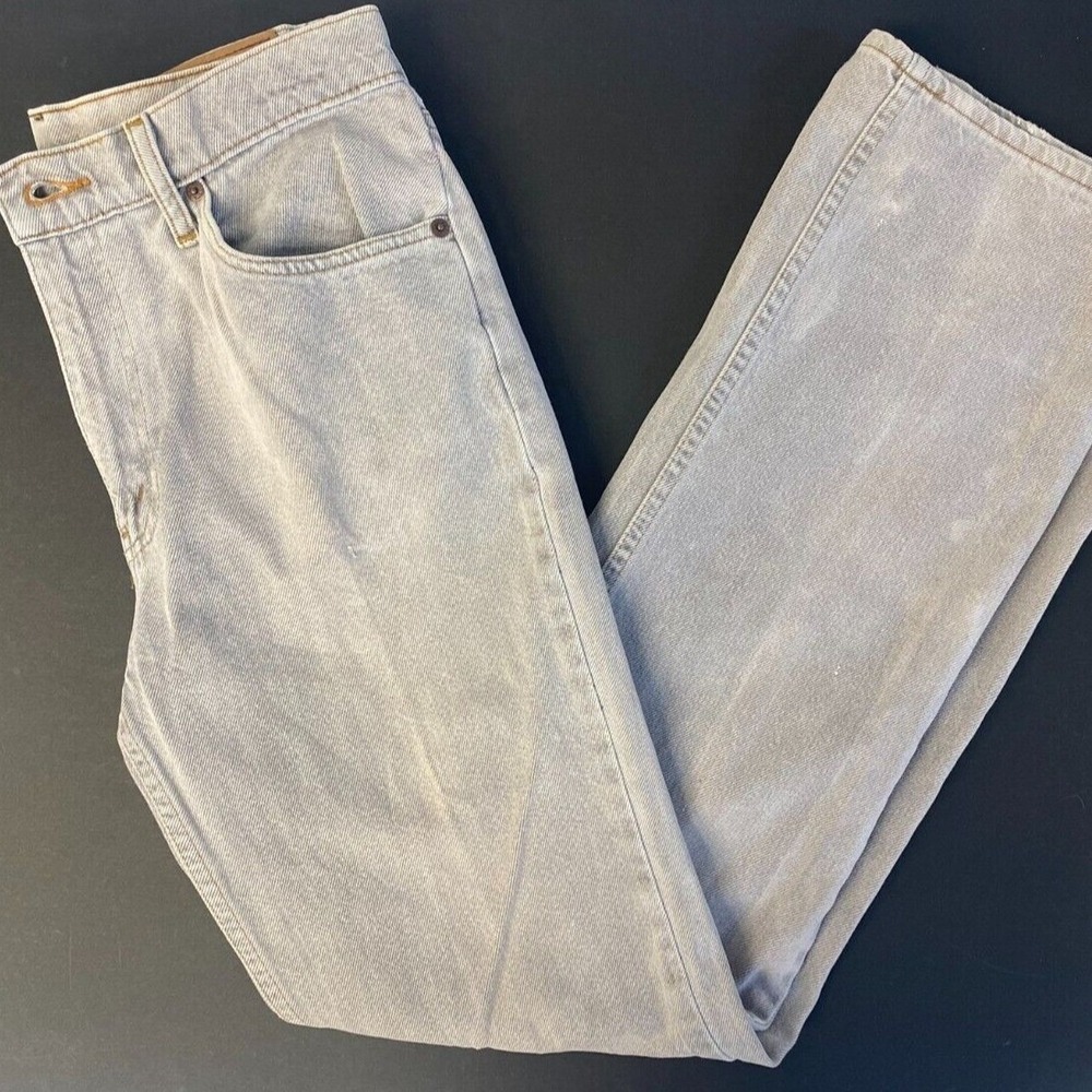 VTG Levi's 805 Orange Tab Gray Wash Jeans Cotton Denim Straight 29x32 - Picture 11 of 13